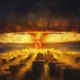 nuclear explosion illustration
